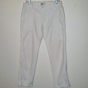Vintage America Eagle White Utility Lightweight Denim Jeans